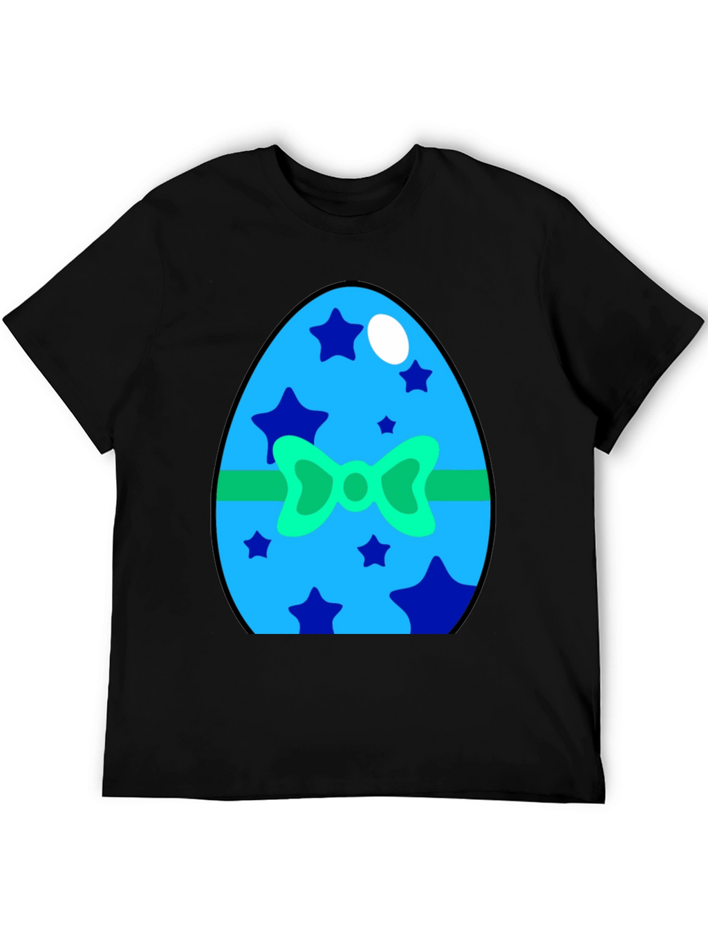 Festive Easter Egg Graphic Tee - Holiday Celebration