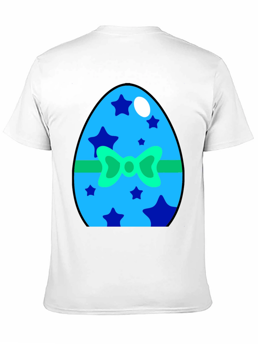 Festive Easter Egg Graphic Tee - Holiday Celebration