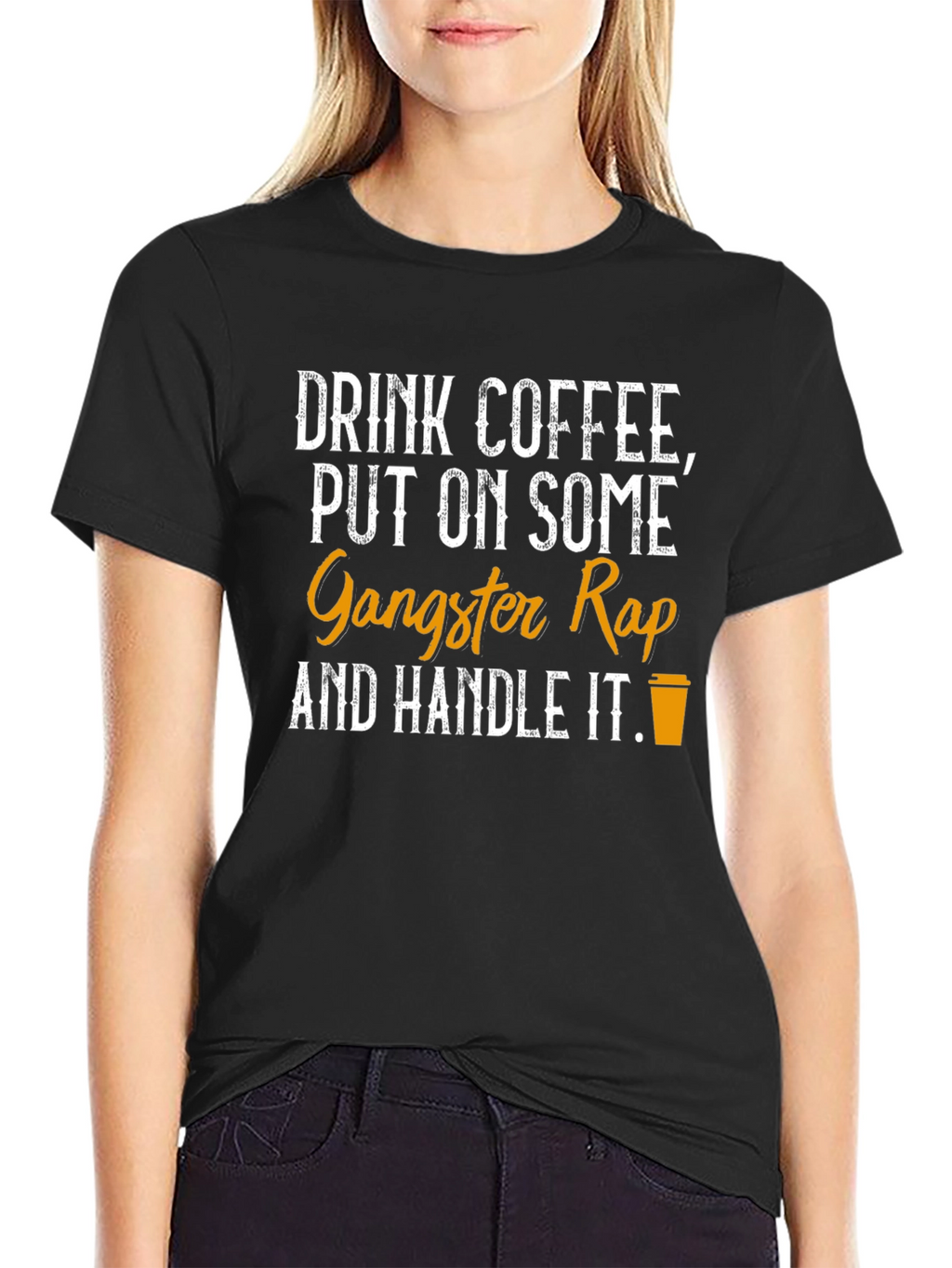 Coffee & Gangster Rap T-Shirt