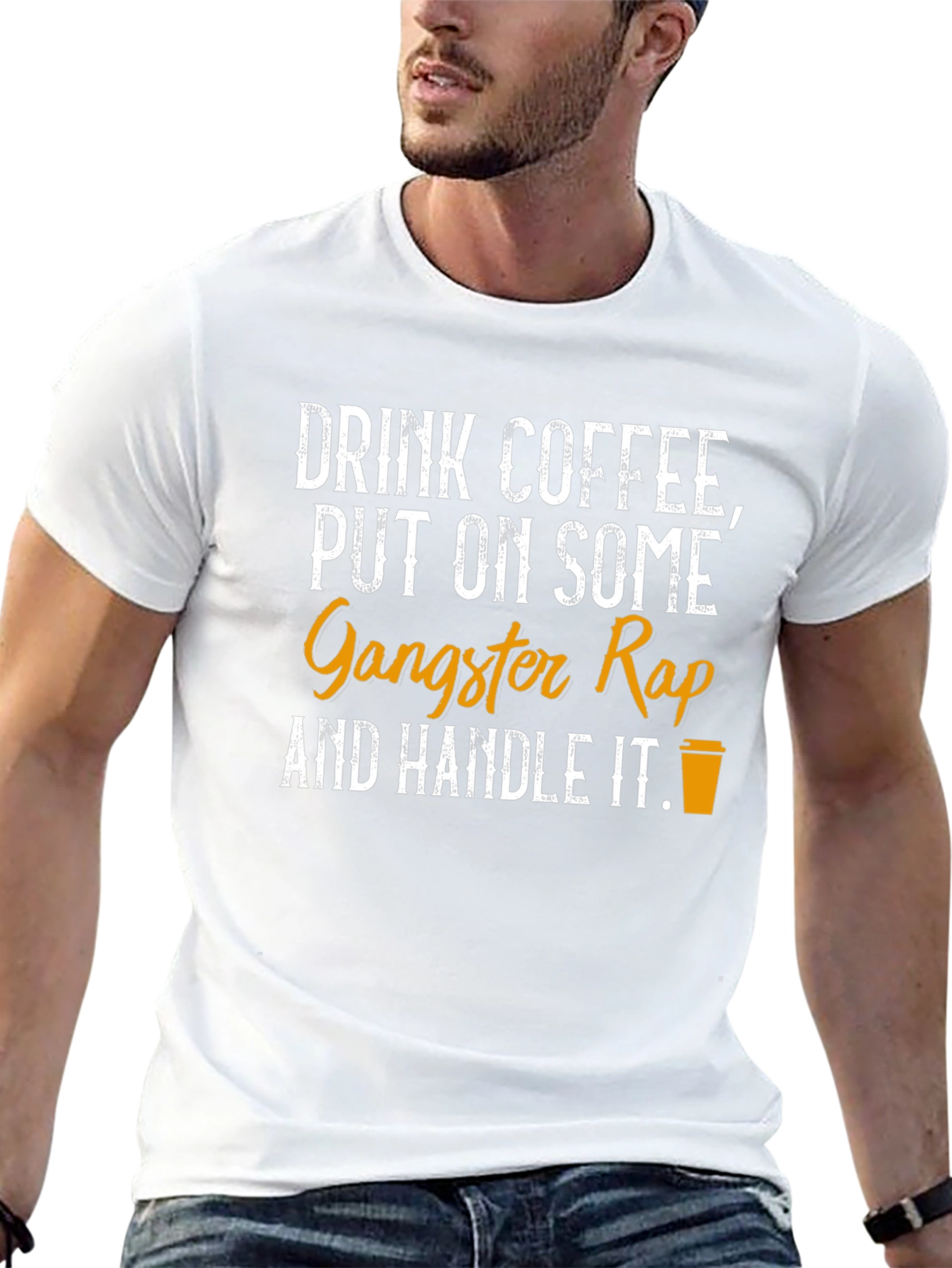 Coffee & Gangster Rap T-Shirt