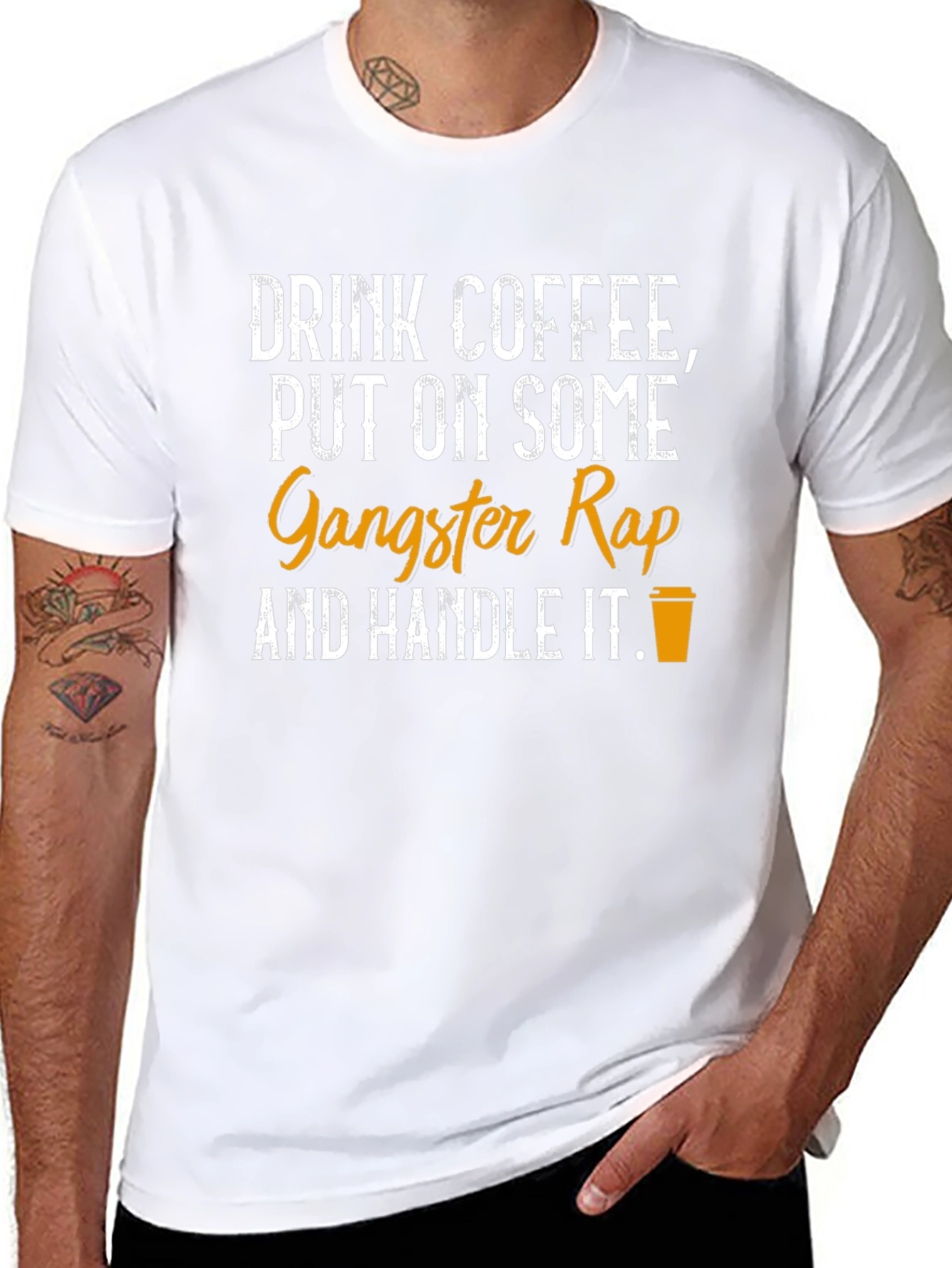 Coffee & Gangster Rap T-Shirt