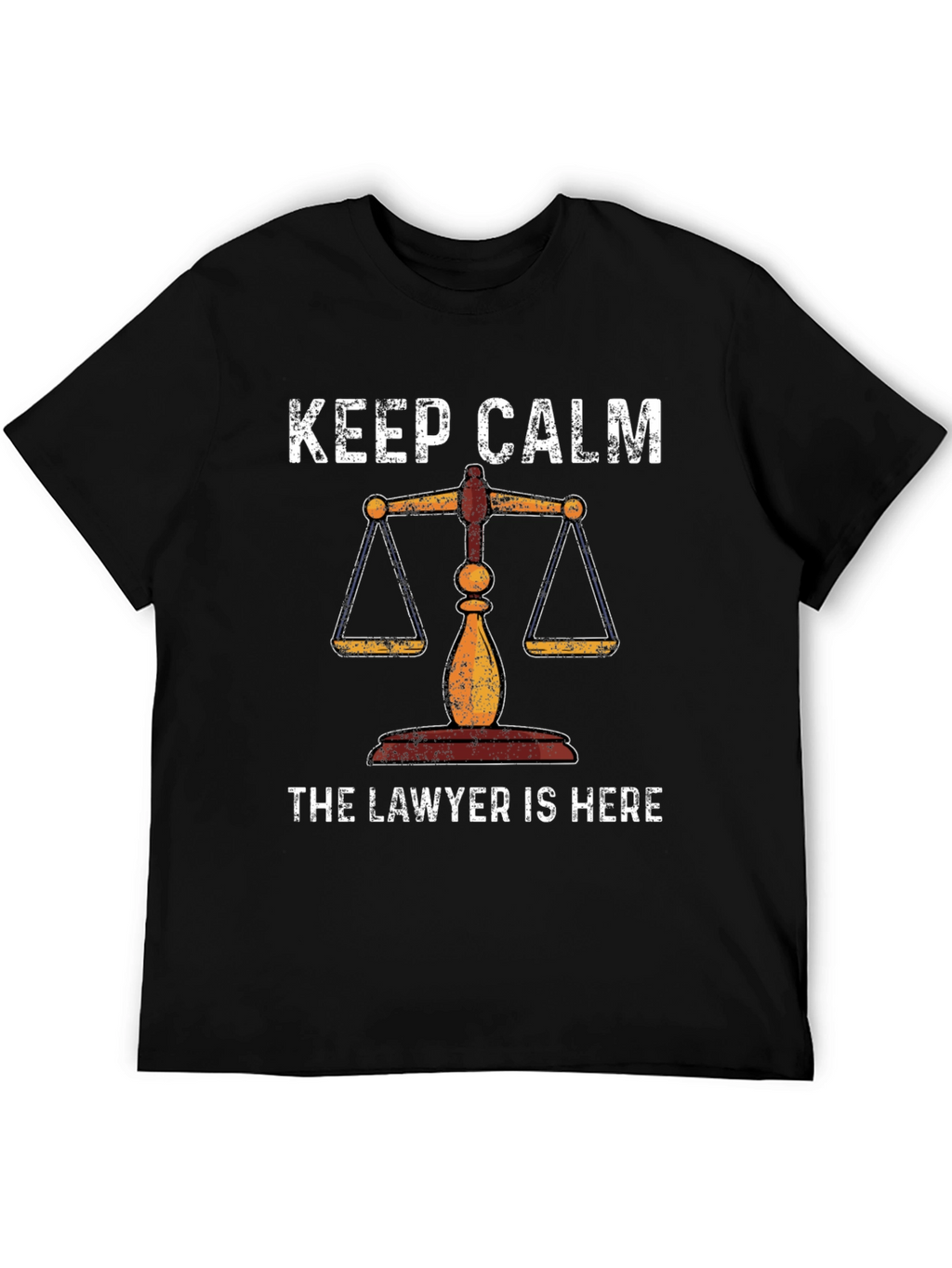 Keep Calm Lawyer T-Shirt - Scales of Justice Tee