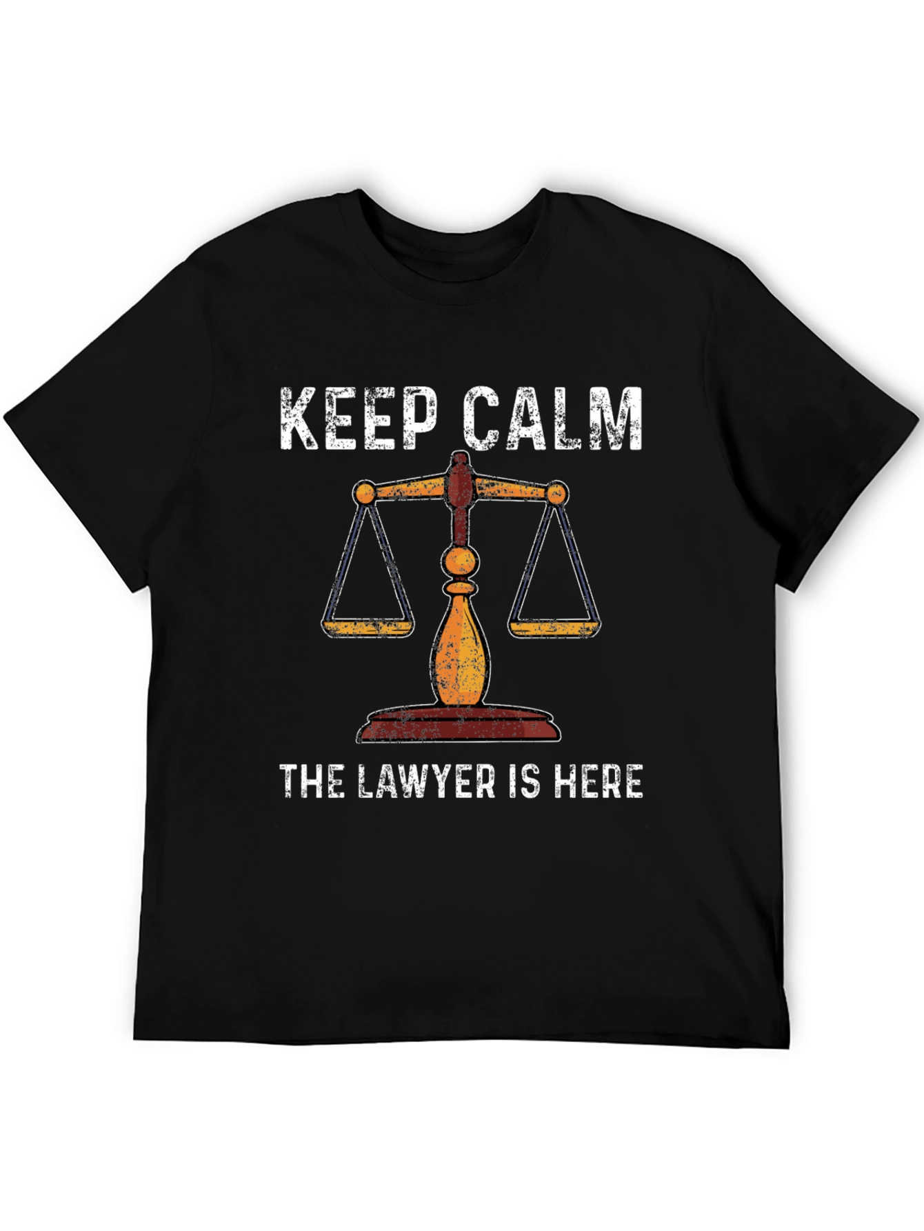 Keep Calm Lawyer T-Shirt - Scales of Justice Tee