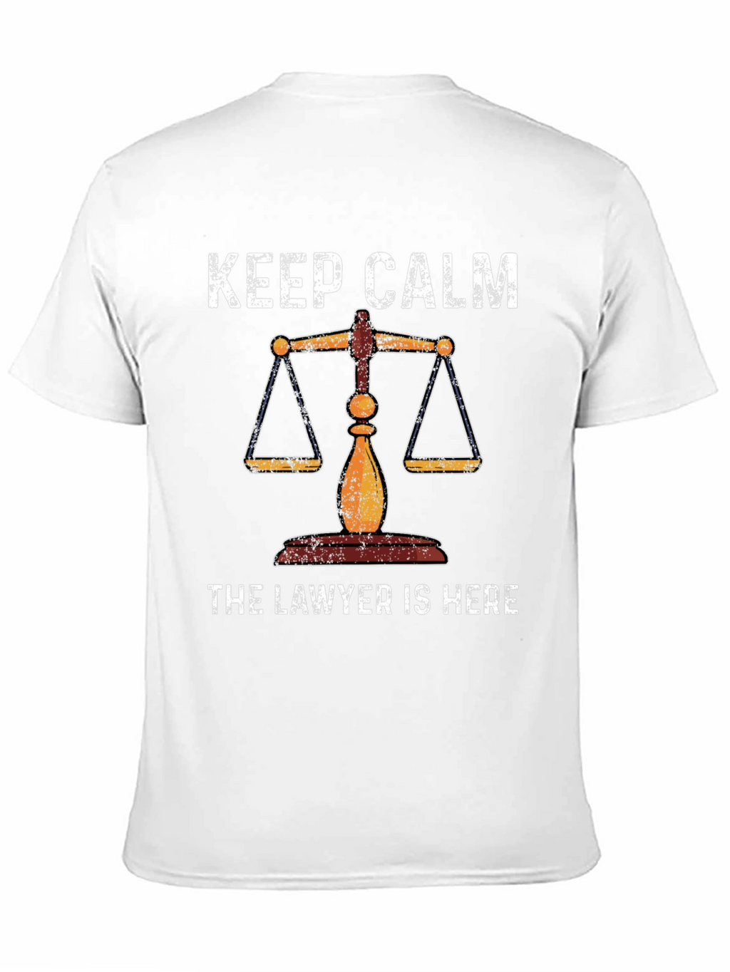 Keep Calm Lawyer T-Shirt - Scales of Justice Tee