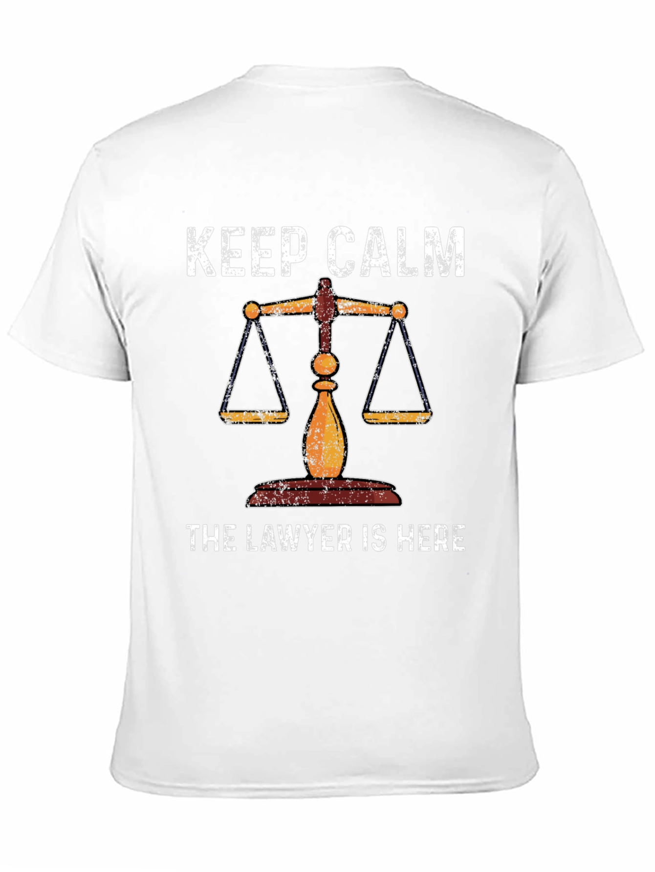 Keep Calm Lawyer T-Shirt - Scales of Justice Tee