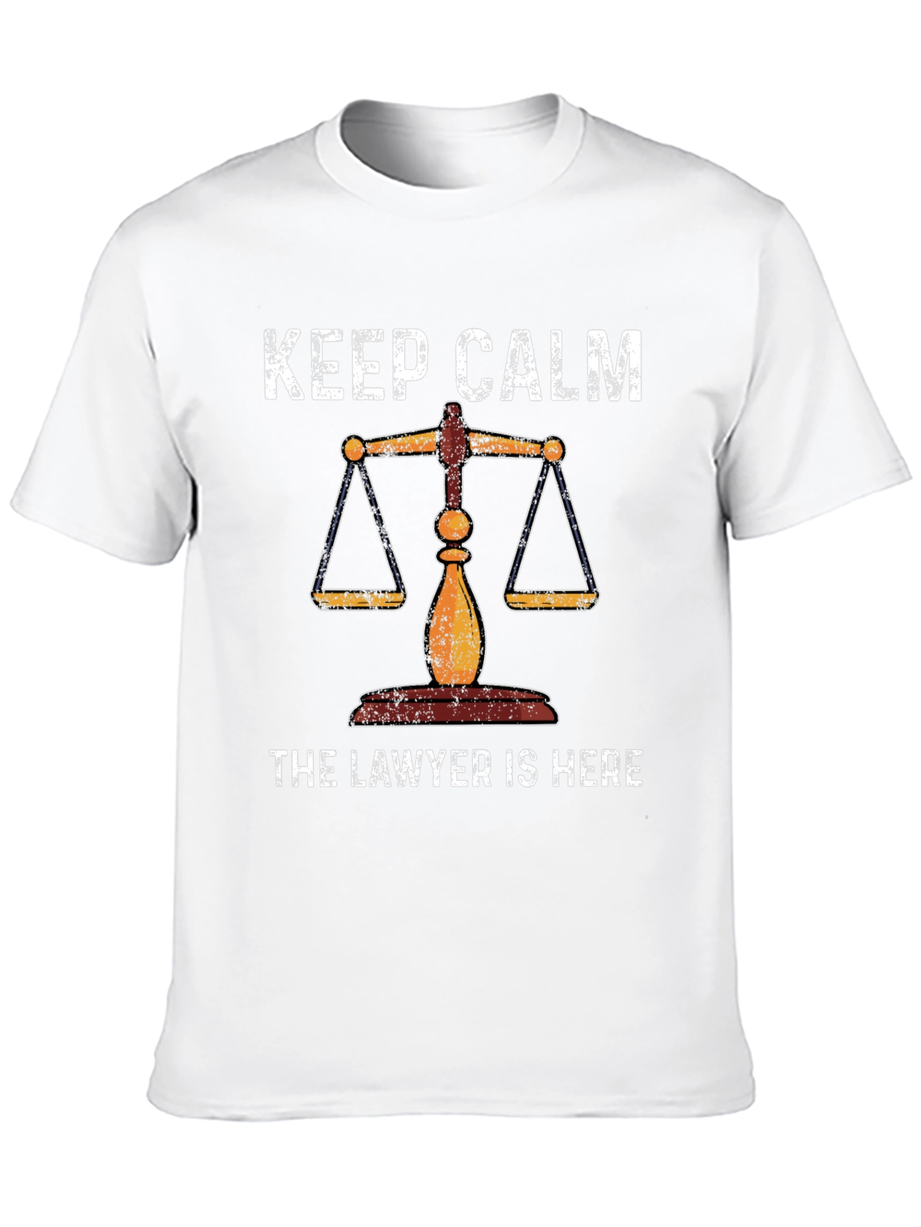 Keep Calm Lawyer T-Shirt - Scales of Justice Tee