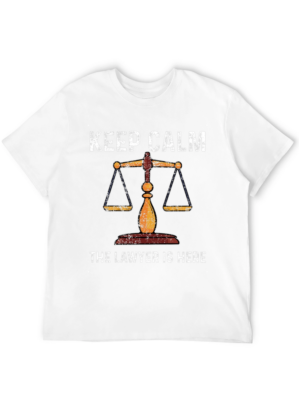 Keep Calm Lawyer T-Shirt - Scales of Justice Tee