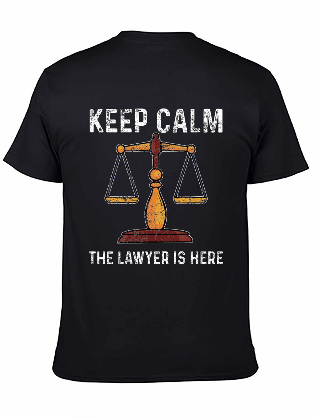 Keep Calm Lawyer T-Shirt - Scales of Justice Tee
