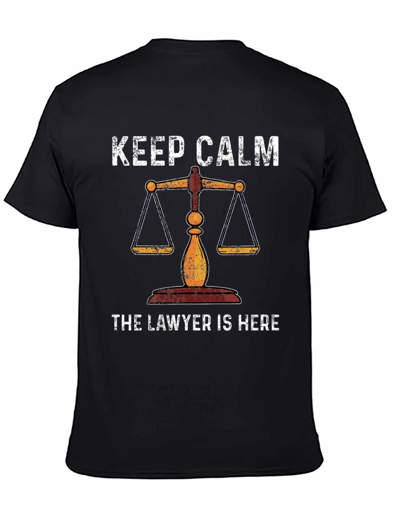 Keep Calm Lawyer T-Shirt - Scales of Justice Tee