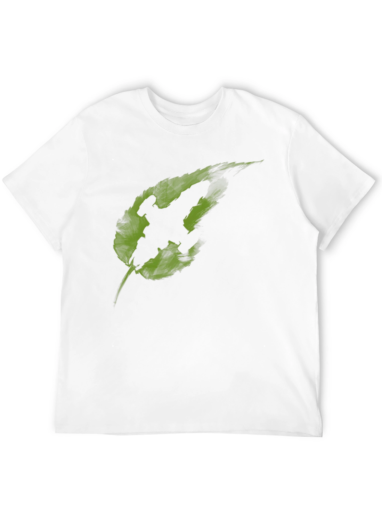 Leaf Fighter Graphic Tee - Black Cotton Blend