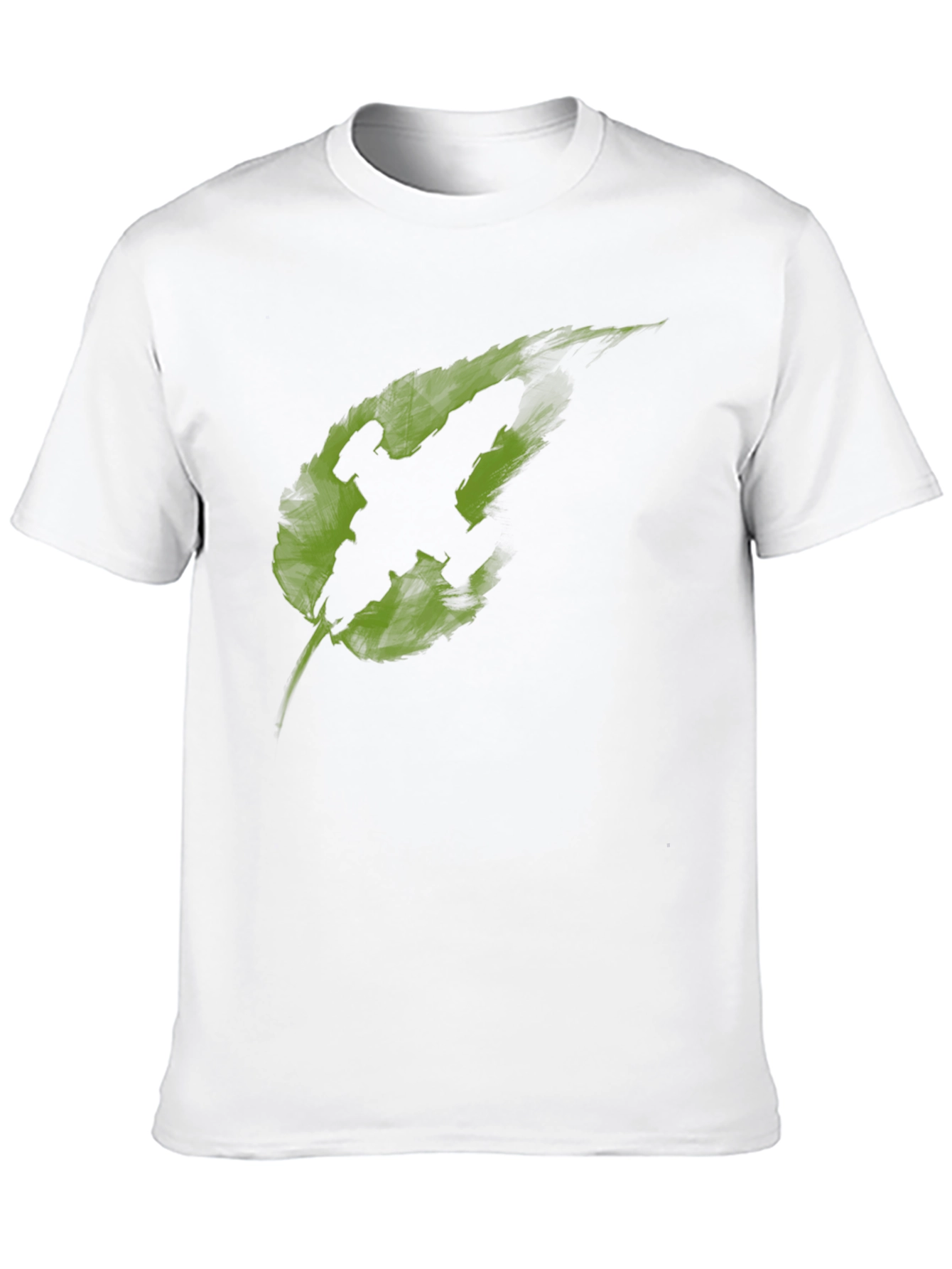 Leaf Fighter Graphic Tee - Black Cotton Blend
