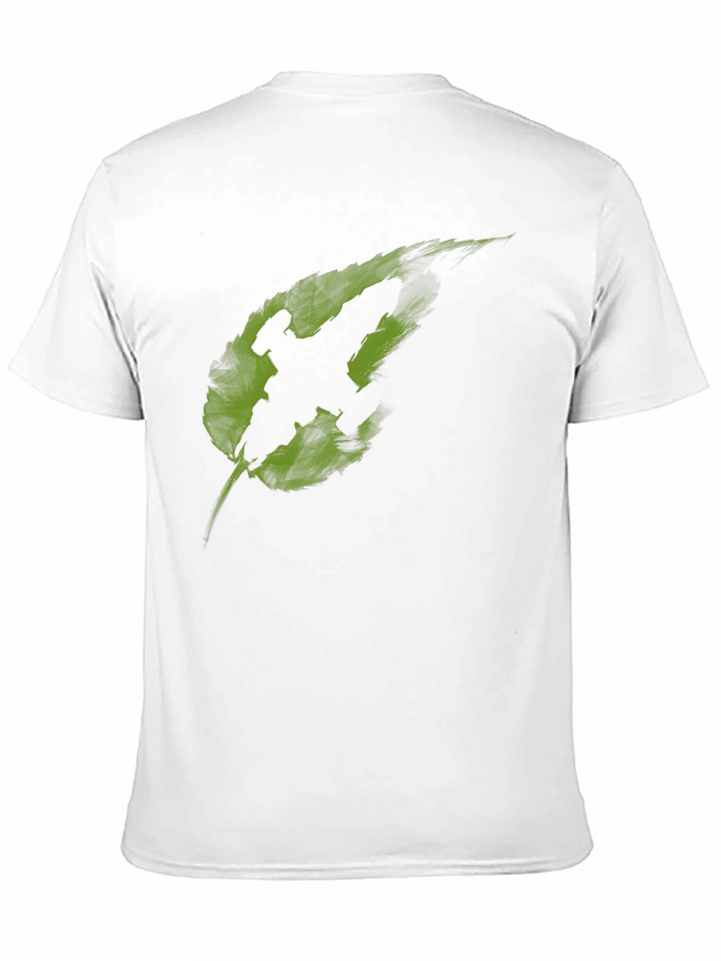 Leaf Fighter Graphic Tee - Black Cotton Blend