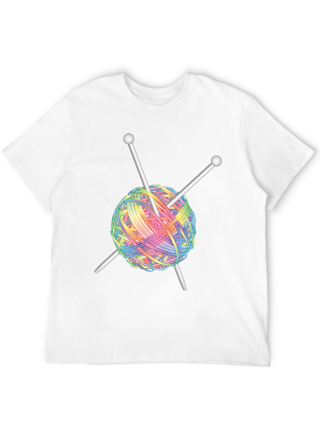 Knitting Yarn T-Shirt - Perfect for Craft Lovers!