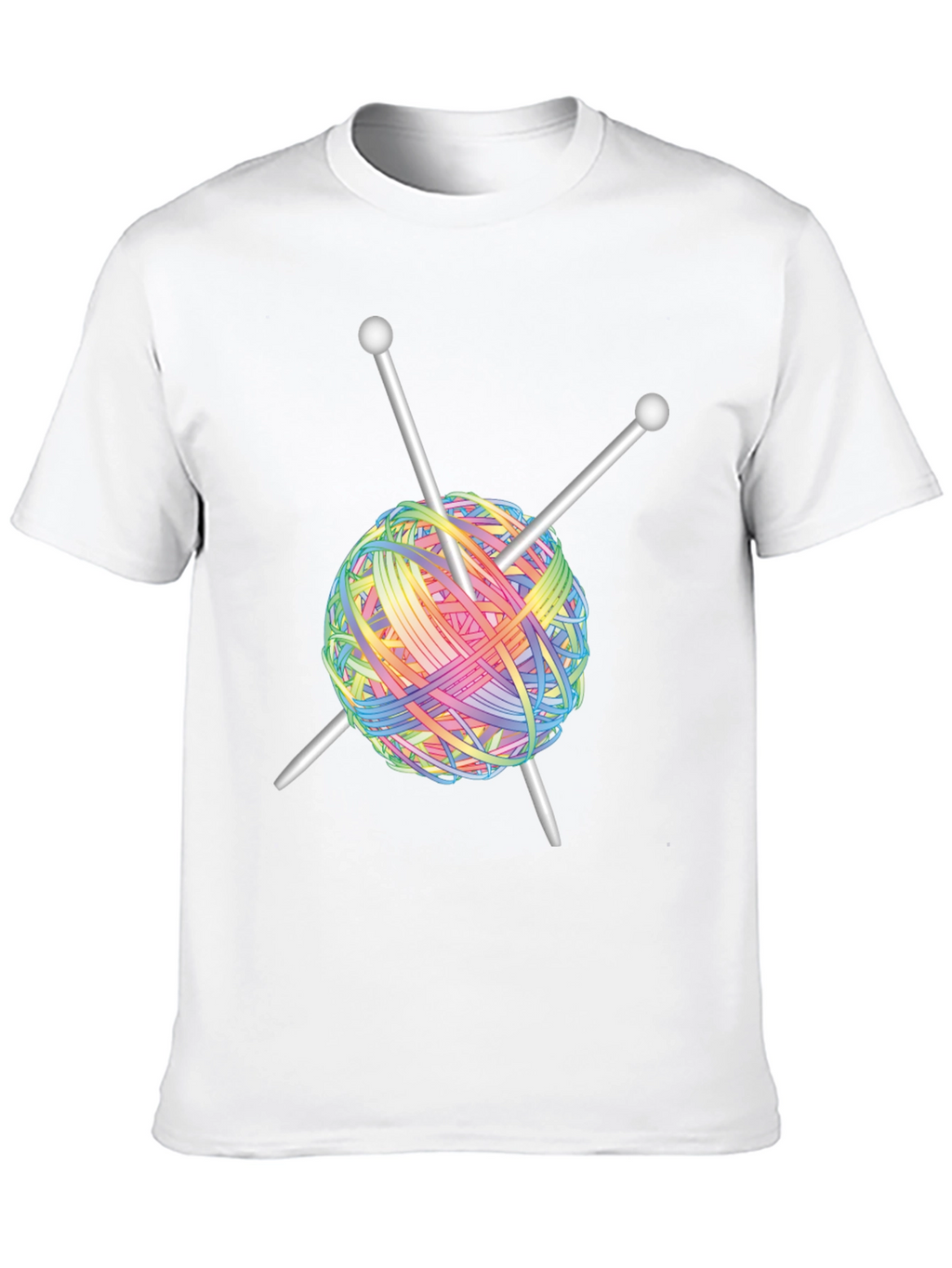 Knitting Yarn T-Shirt - Perfect for Craft Lovers!