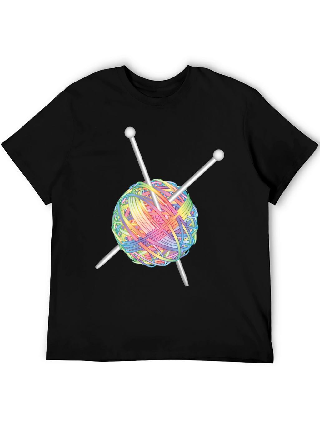Knitting Yarn T-Shirt - Perfect for Craft Lovers!