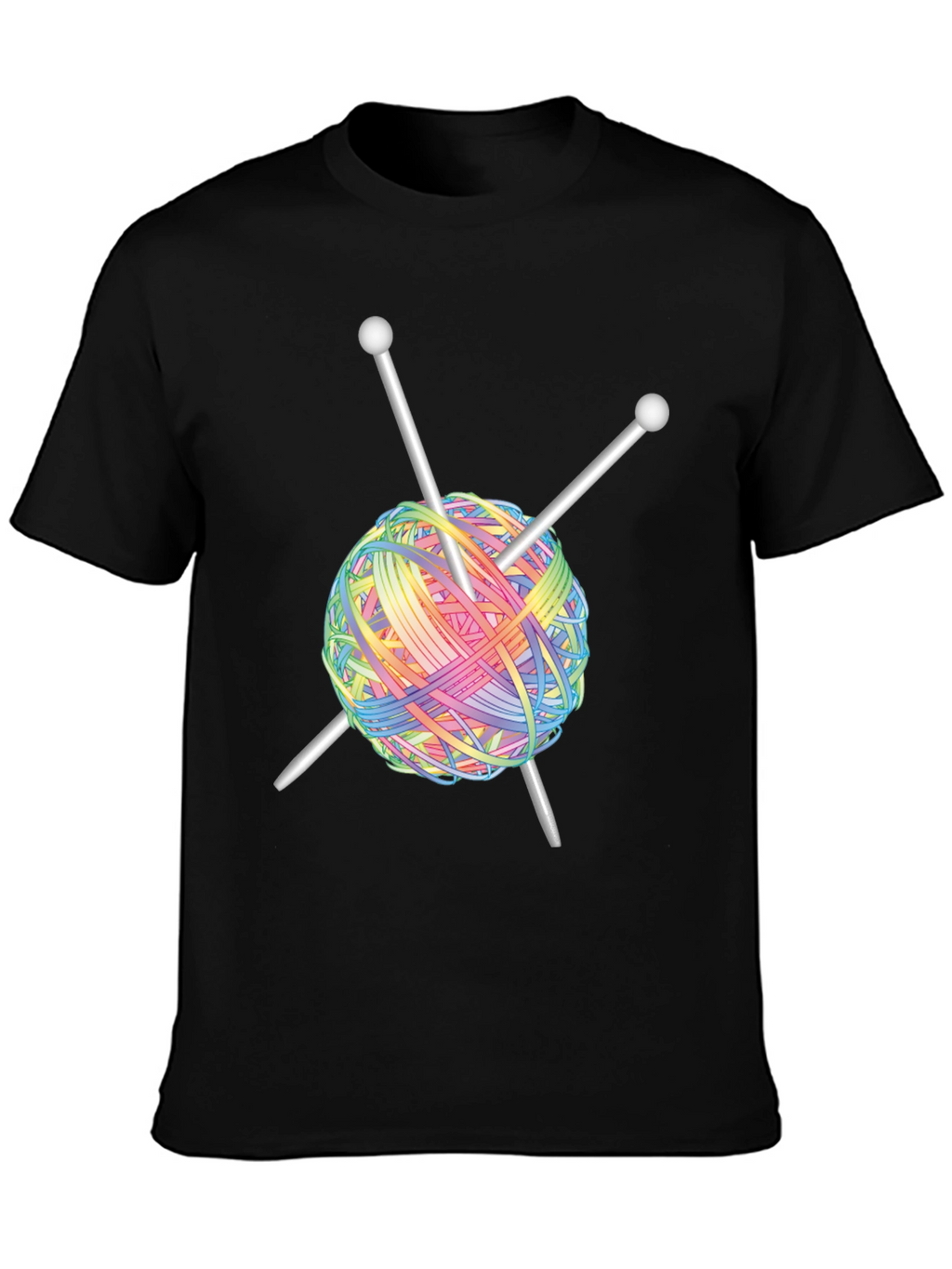 Knitting Yarn T-Shirt - Perfect for Craft Lovers!