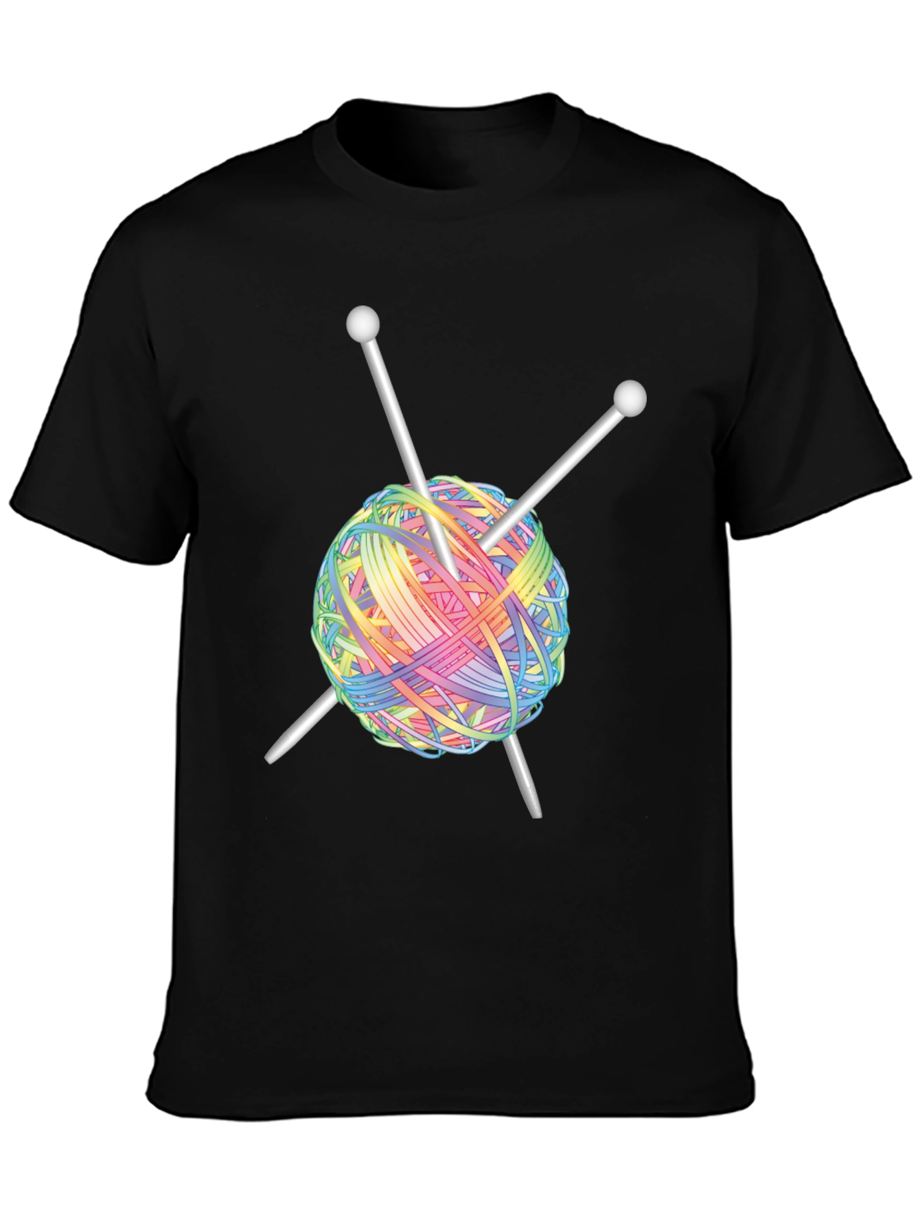 Knitting Yarn T-Shirt - Perfect for Craft Lovers!