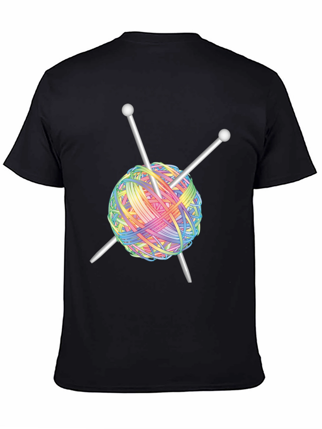 Knitting Yarn T-Shirt - Perfect for Craft Lovers!