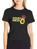 Avocado Queen Black T-Shirt