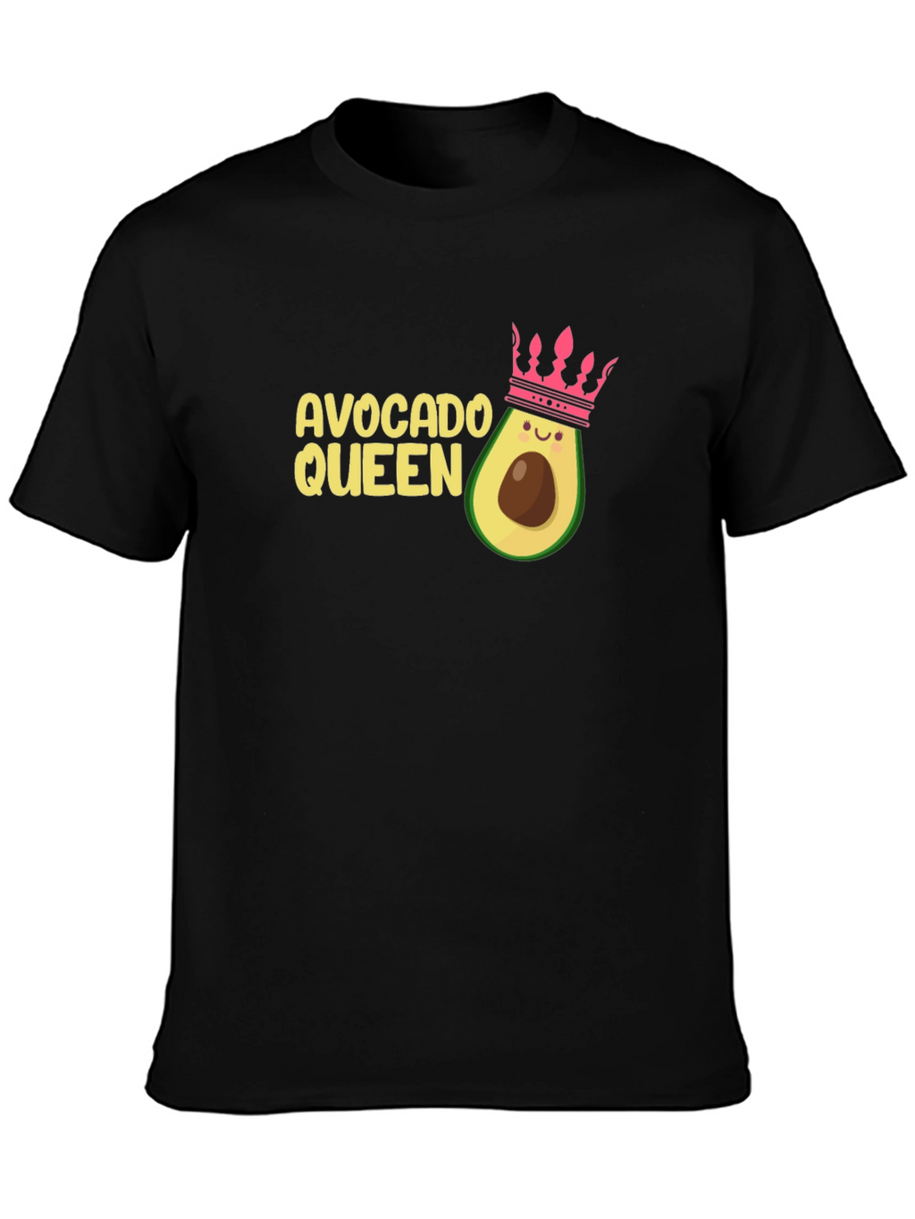 Avocado Queen Black T-Shirt