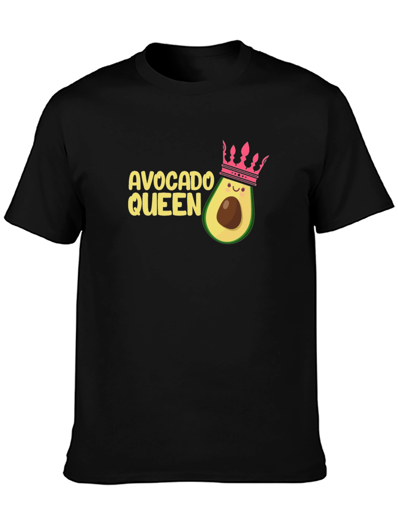 Avocado Queen Black T-Shirt
