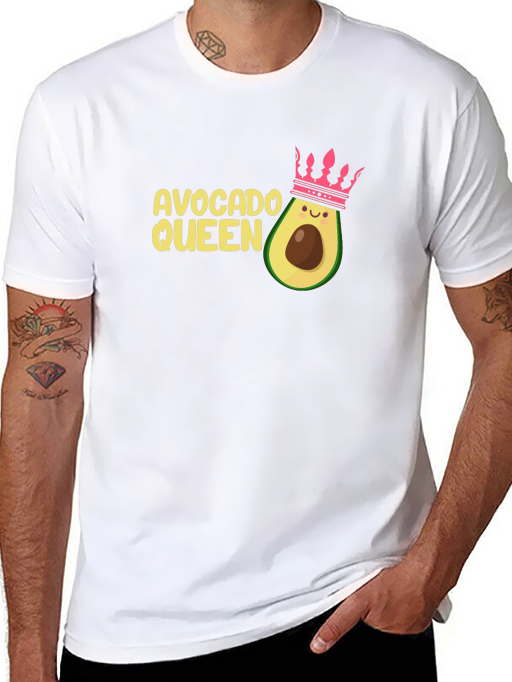 Avocado Queen Black T-Shirt