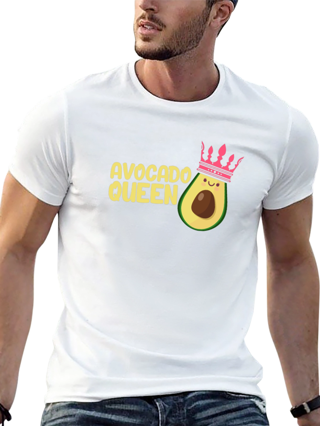 Avocado Queen Black T-Shirt