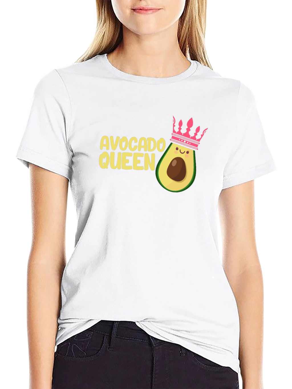 Avocado Queen Black T-Shirt