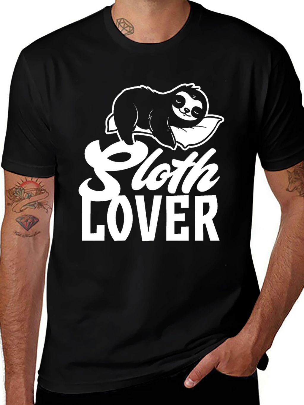 Sloth Lover Graphic T-Shirt - Relaxed Fit