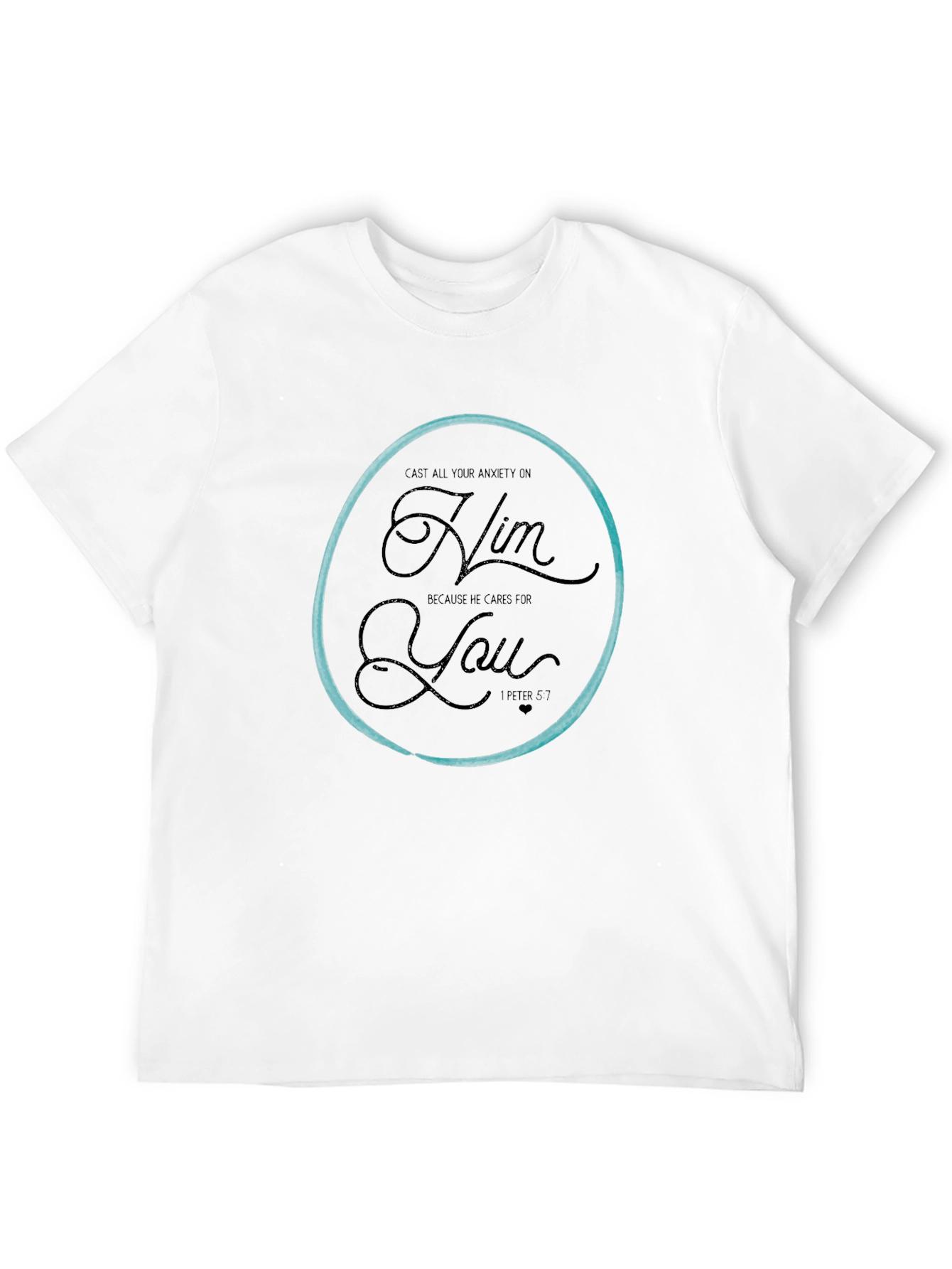 Faith Inspired Graphic Tee - Cast Your Anxiety