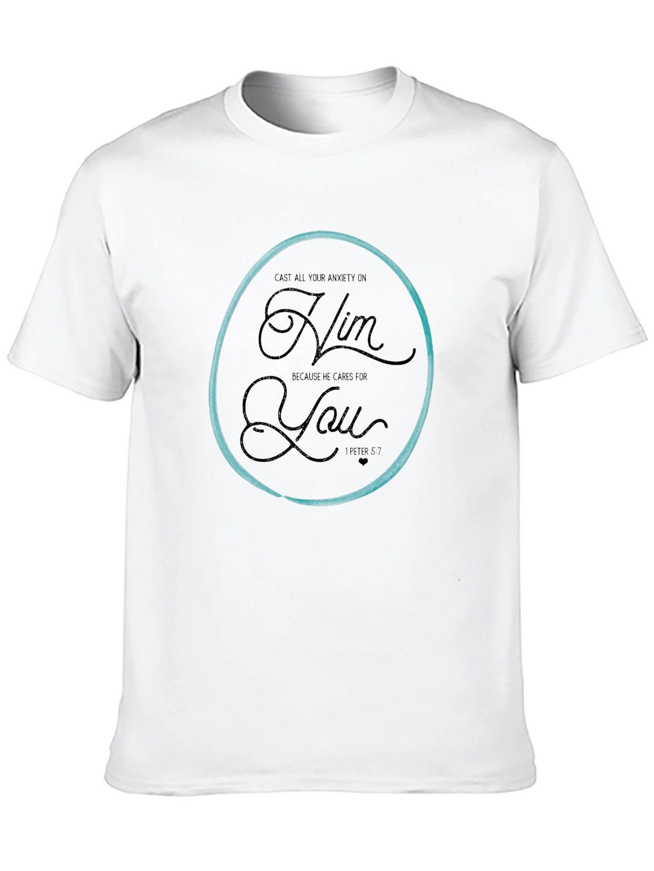 Faith Inspired Graphic Tee - Cast Your Anxiety