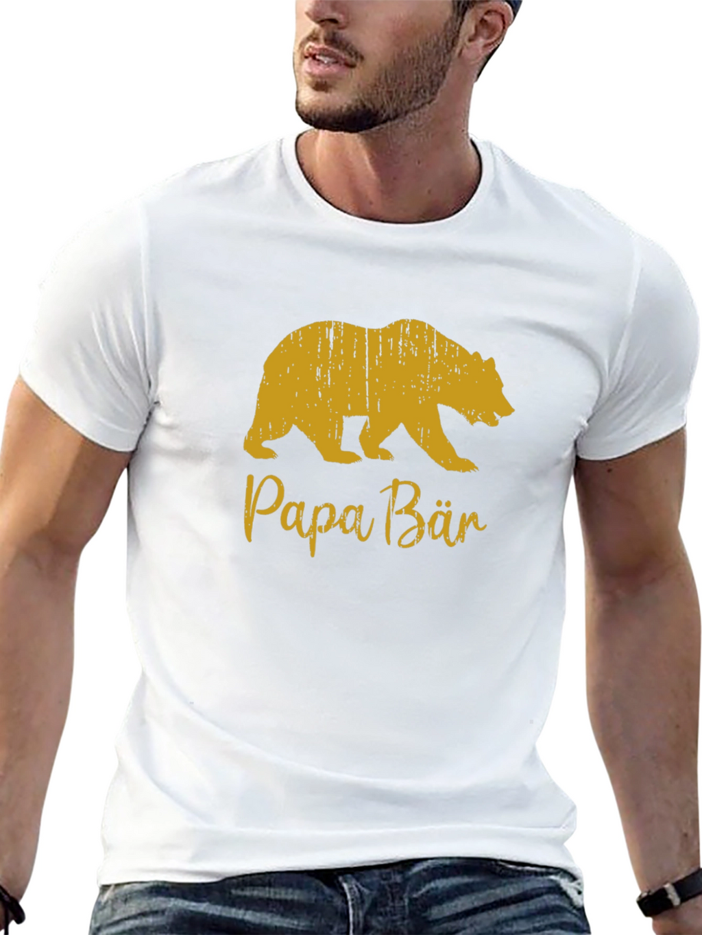 Papa Bear T-Shirt - Cute Bear Graphic Tee