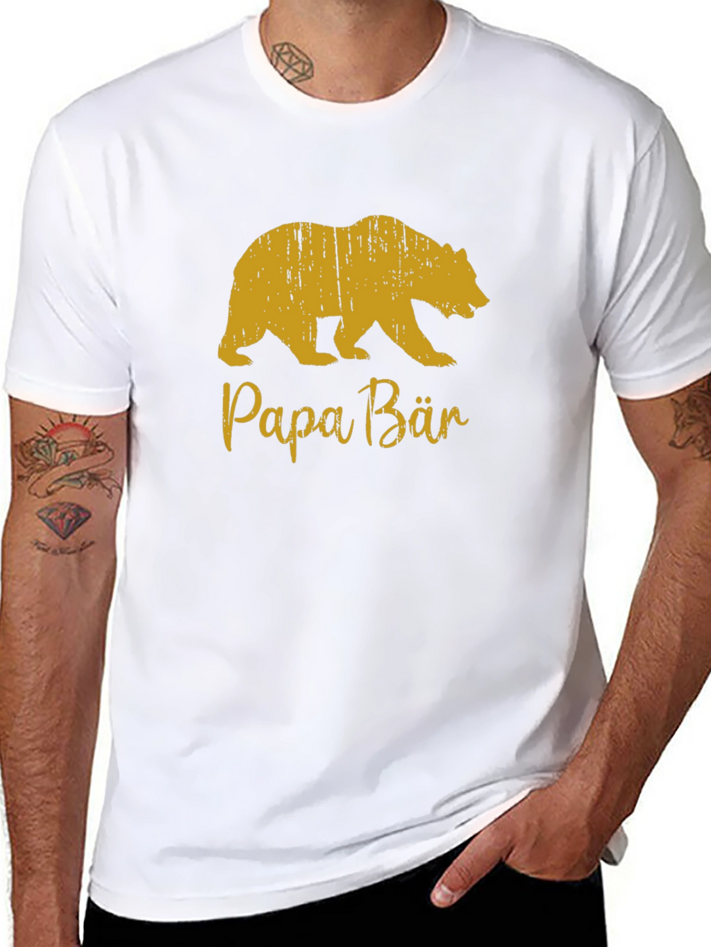 Papa Bear T-Shirt - Cute Bear Graphic Tee