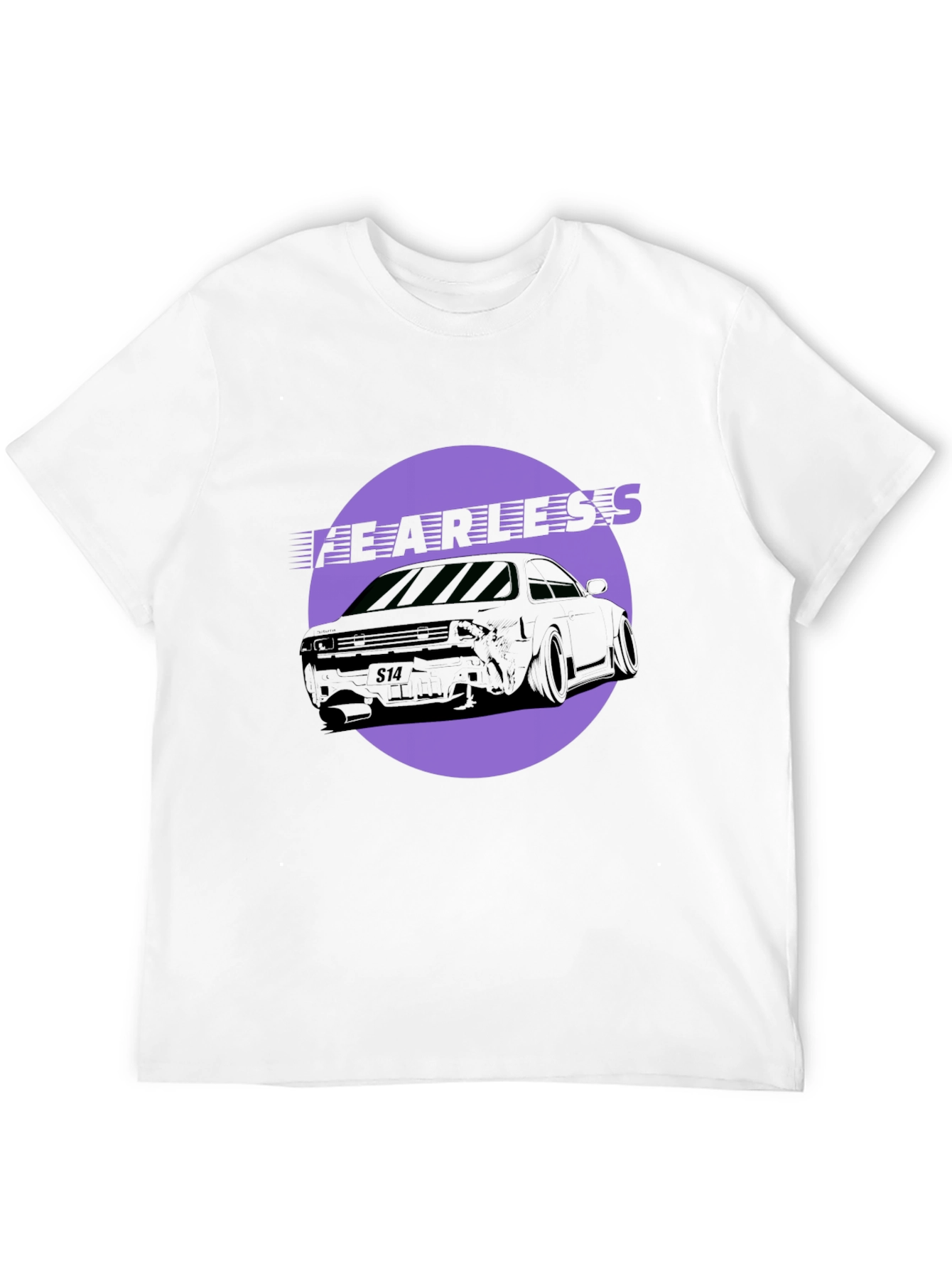 Fearless Car Graphic Tee - Black