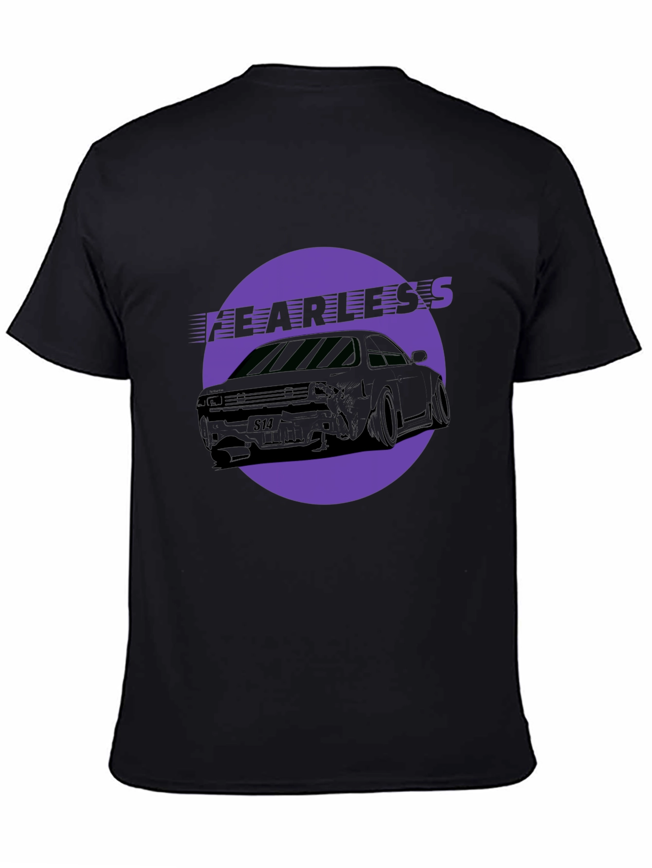 Fearless Car Graphic Tee - Black