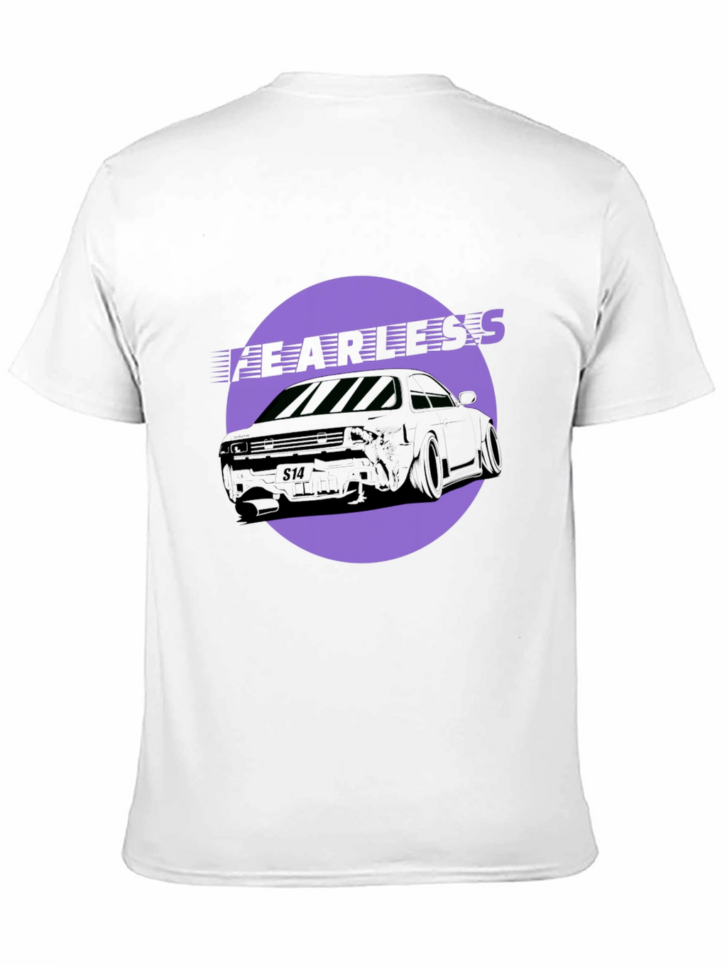 Fearless Car Graphic Tee - Black