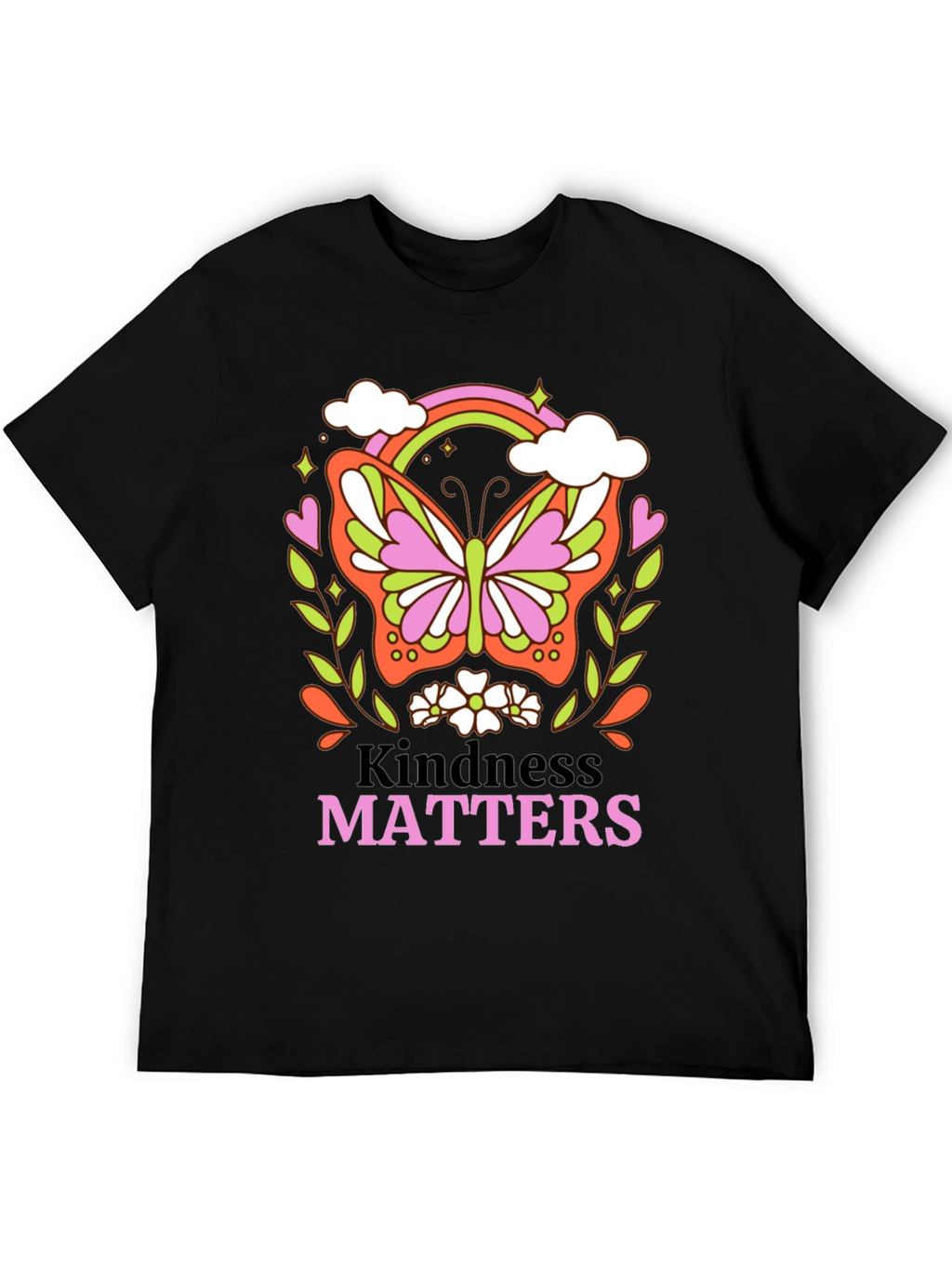 Kindness Matters Butterfly Graphic T-Shirt