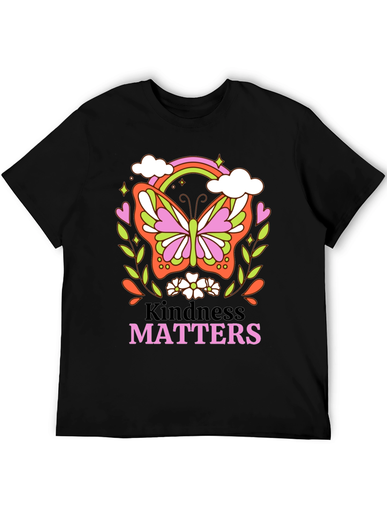 Kindness Matters Butterfly Graphic T-Shirt