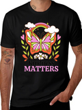 Kindness Matters Butterfly Graphic T-Shirt