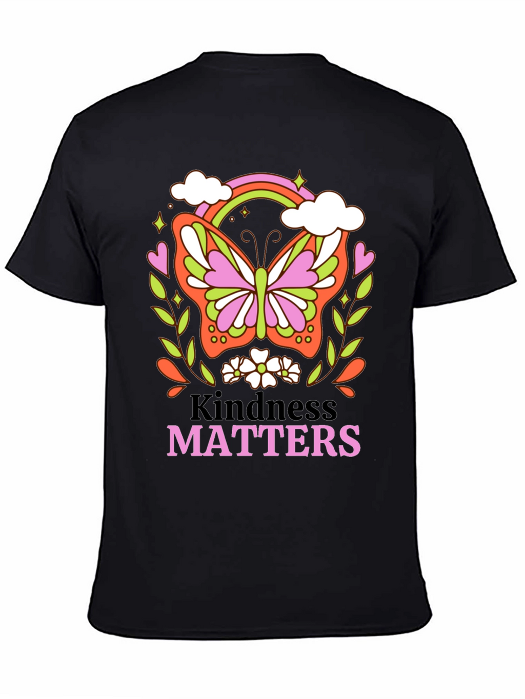 Kindness Matters Butterfly Graphic T-Shirt