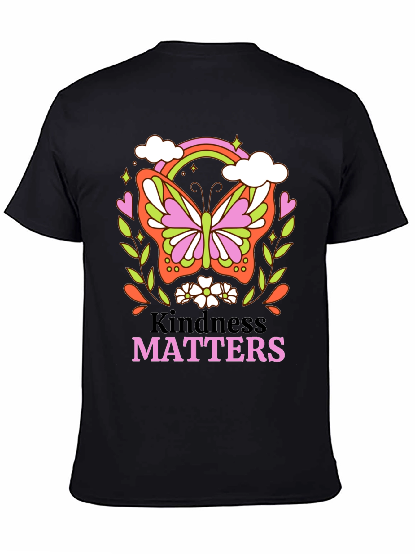 Kindness Matters Butterfly Graphic T-Shirt