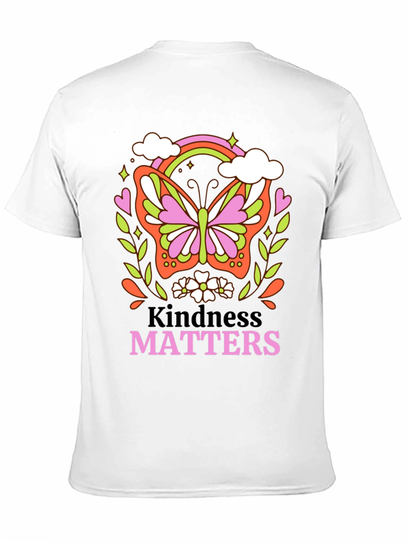 Kindness Matters Butterfly Graphic T-Shirt