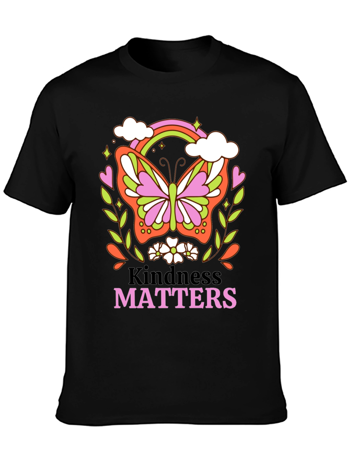 Kindness Matters Butterfly Graphic T-Shirt
