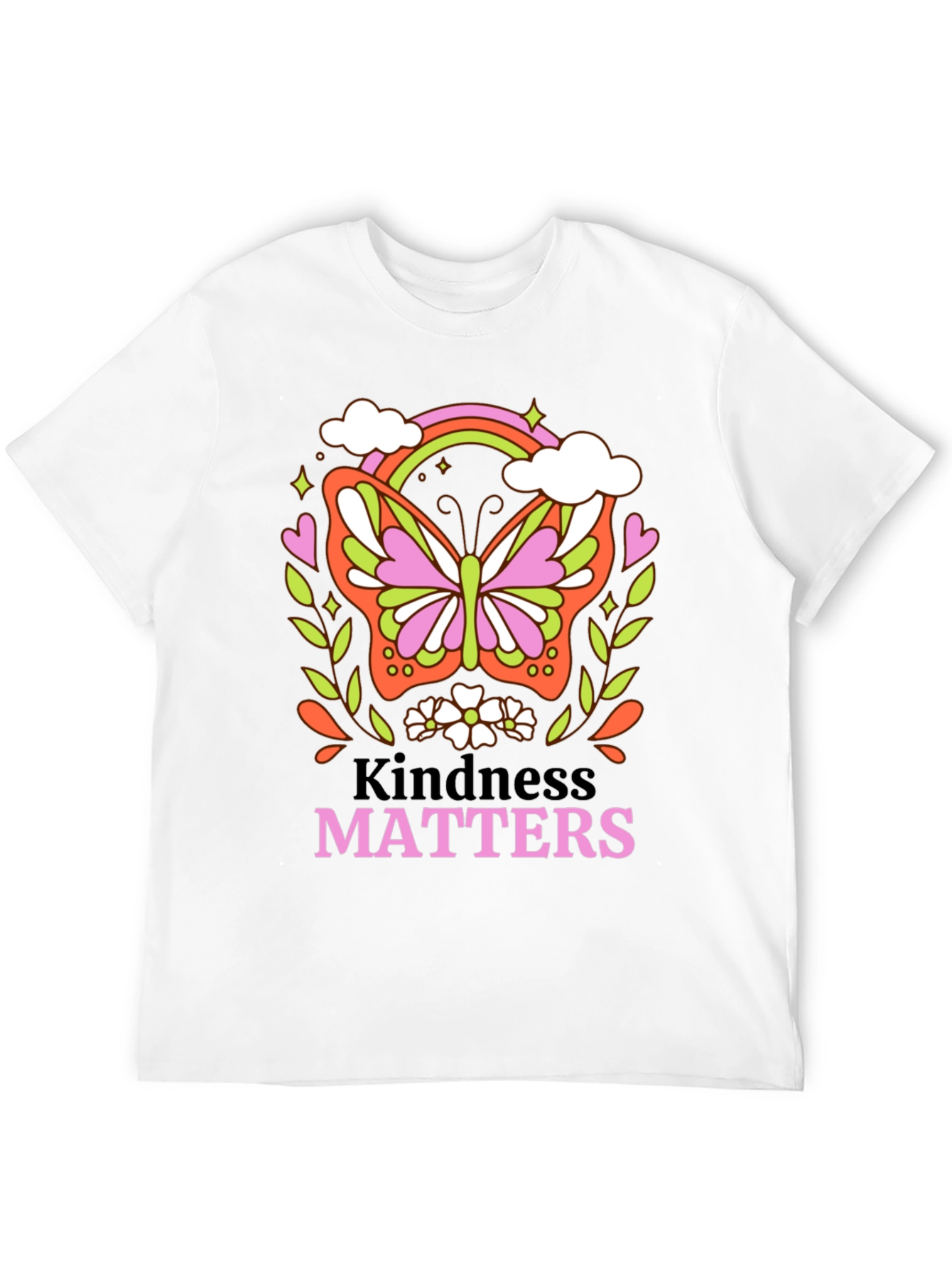 Kindness Matters Butterfly Graphic T-Shirt