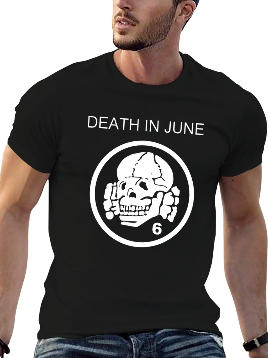 Death In June T-Shirt - Black Graphic Tee