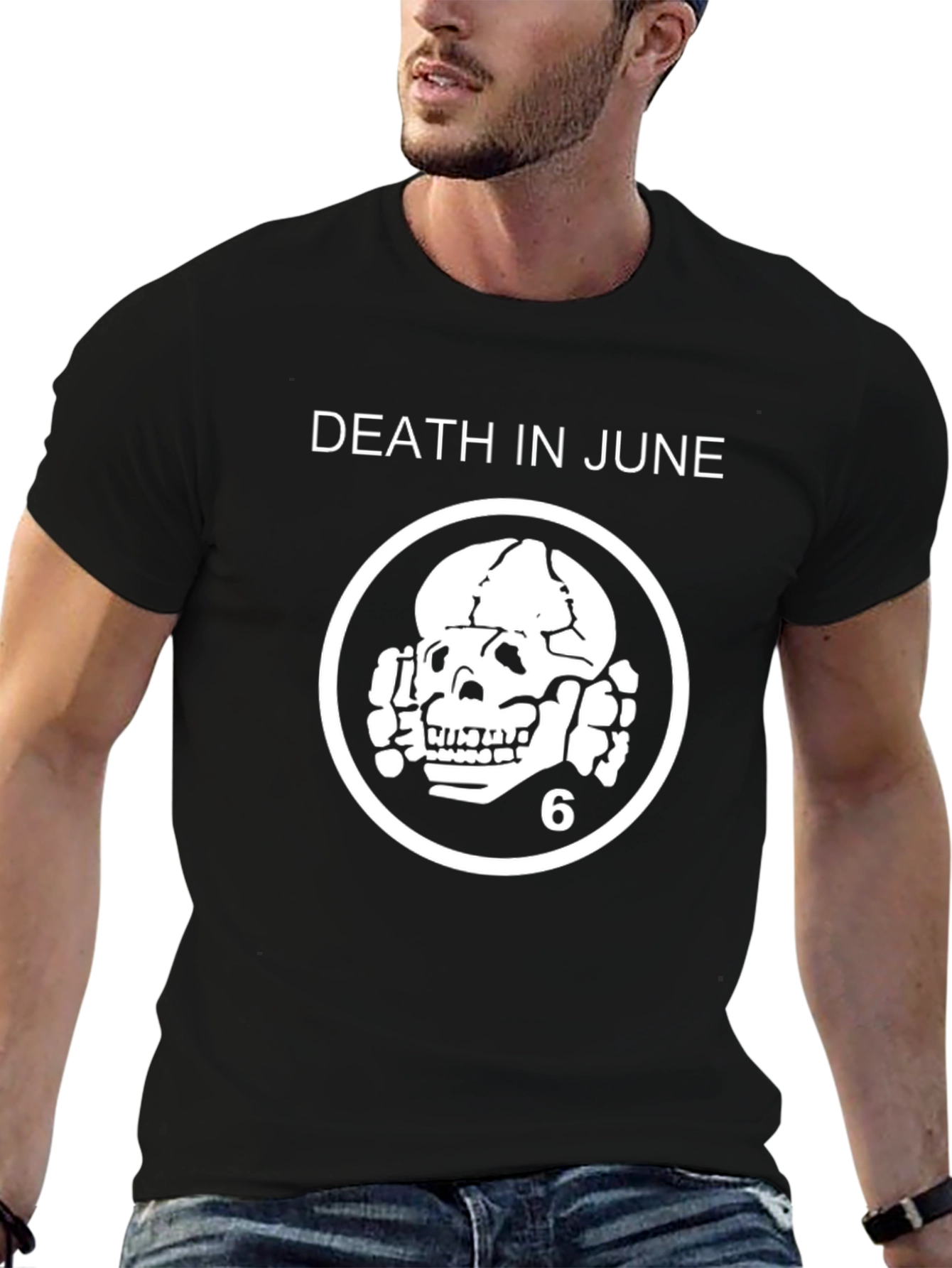 Death In June T-Shirt - Black Graphic Tee