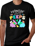 Hanging with My Peeps Easter T-Shirt - Bunny Design