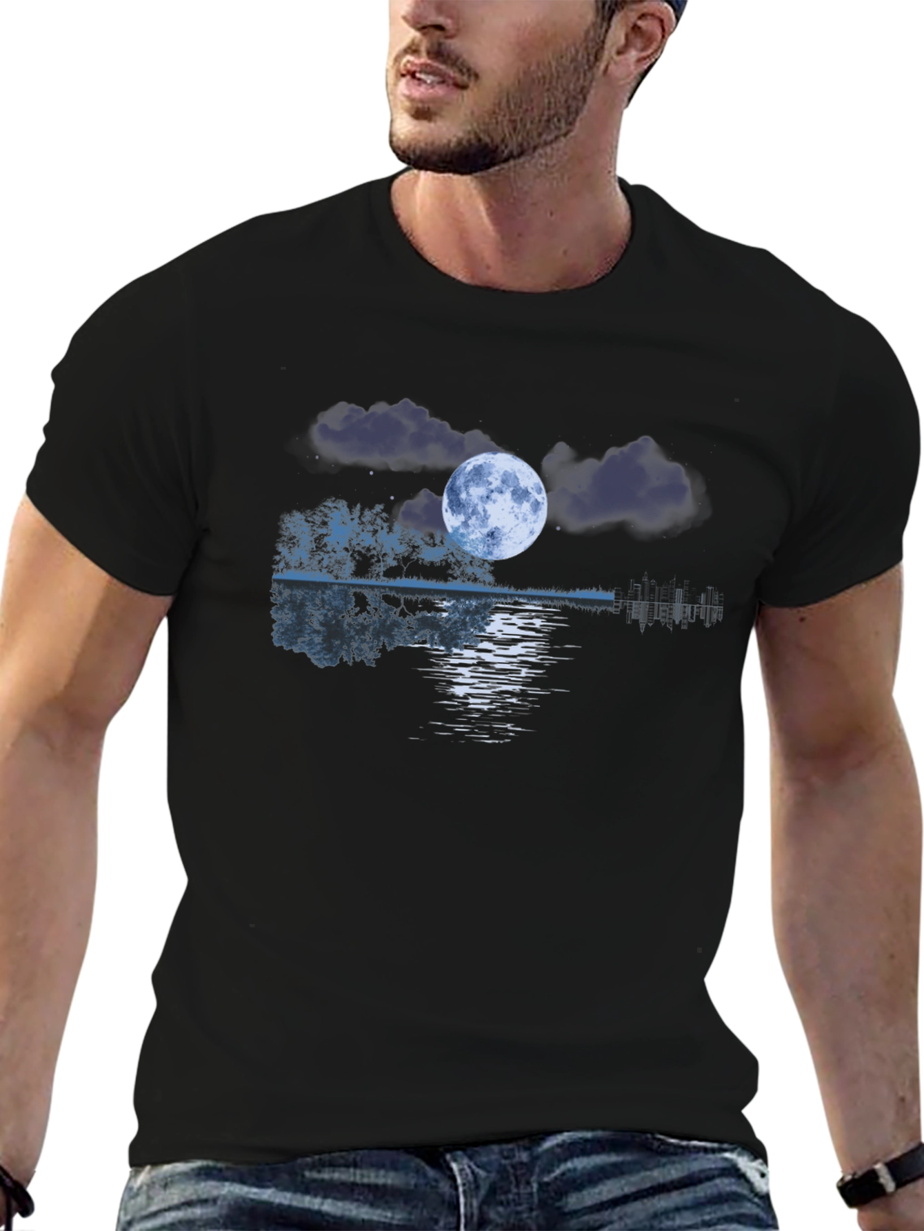 Moonlit Lake Graphic Tee