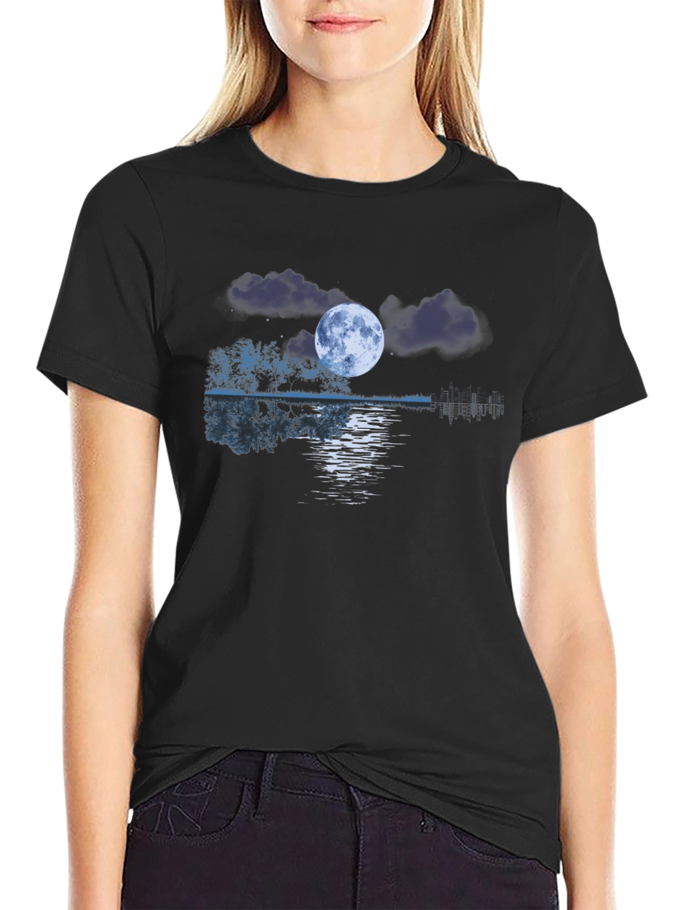 Moonlit Lake Graphic Tee