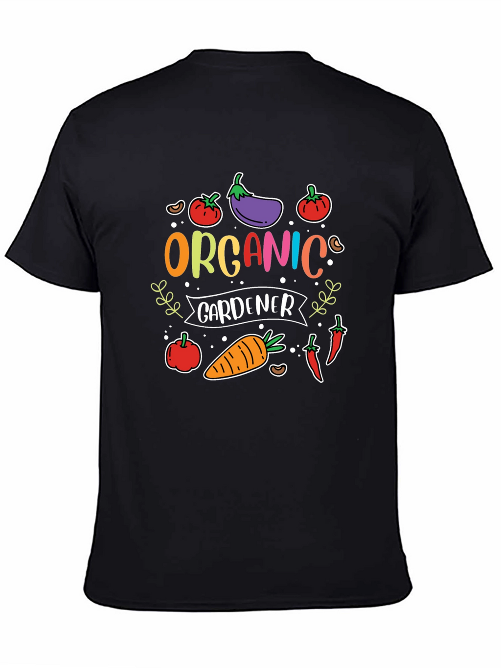 Organic Gardener T-Shirt - Cute Vegetable Design